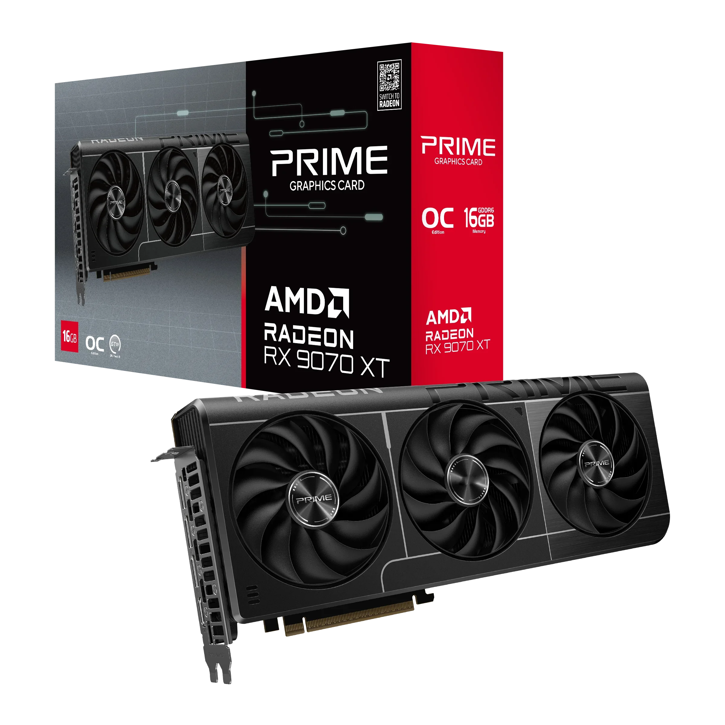 Triple Fan Gaming Graphics Card 16Gb - กรดีไพรม์ 2025 ใหม่ การ์ดจอ Radeon RX