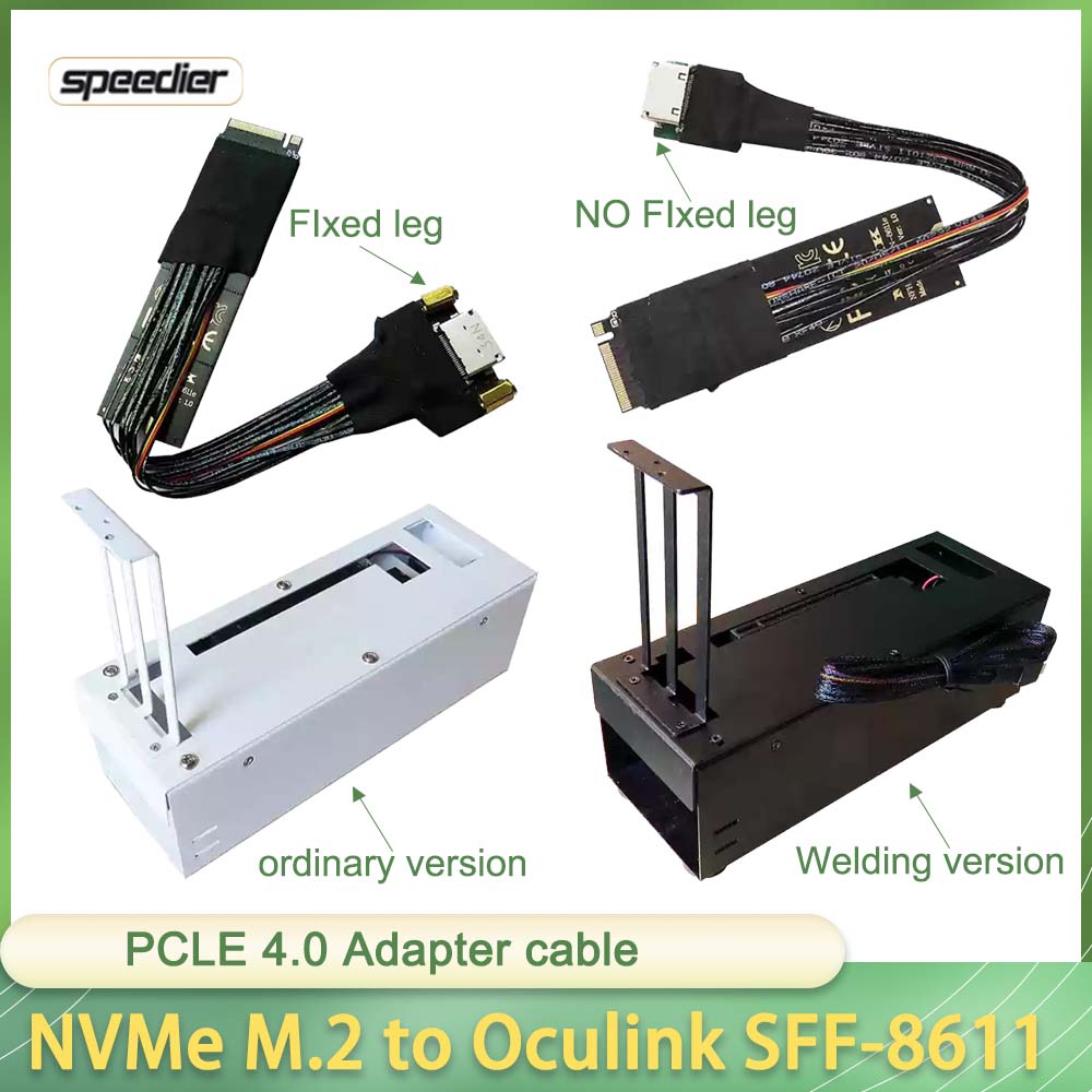 Oculink Egpu Dock Graphics Card - NVMe M.2 To Oculink SFF-8611 SFF-8612