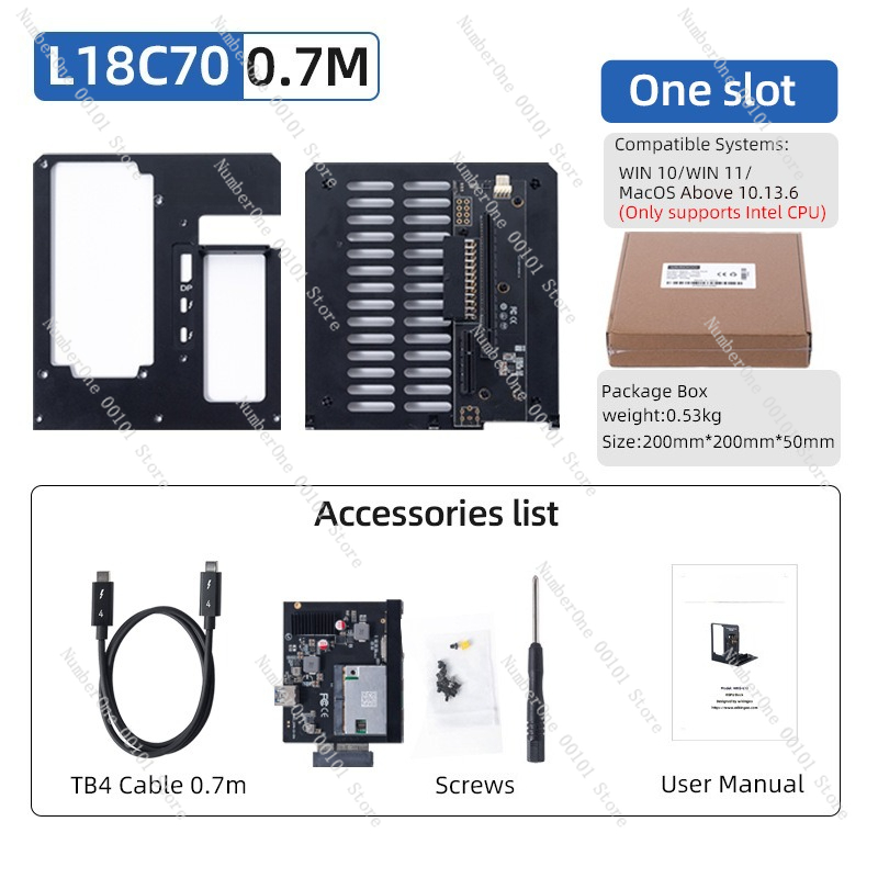 Thunderbolt 4 External Gpu Enclosure - ด็อค Thunderbolt 3 4 GPU สำหรับ