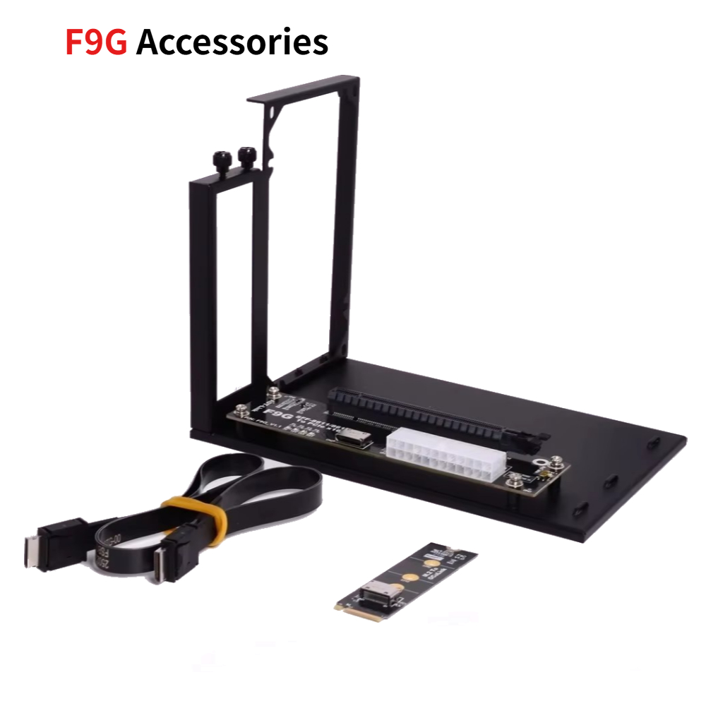 F9G-BK7 PCIe 4.0 X4 64Gbps OCu - Oculink Egpu Dock Graphics Card บทวิจารณ์และราคา