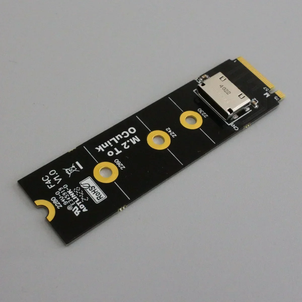 F9G-BK7 PCIe 4.0 X4 64Gbps OCu - Oculink Egpu Dock Graphics Card บทวิจารณ์และราคา